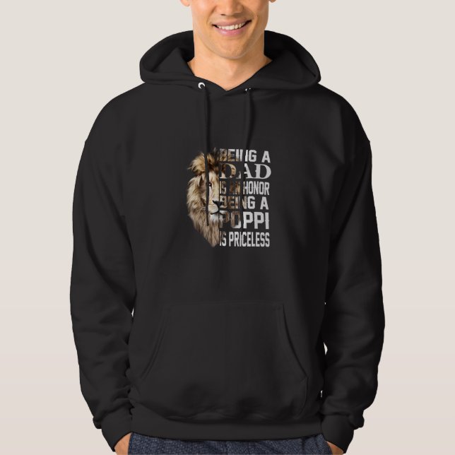 Sudadera Ser Papá Es Un Honor Poppi Padres Invaluables D (Anverso)