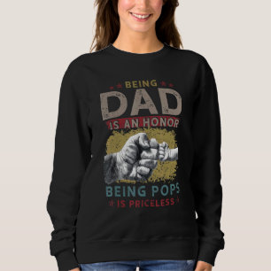 Sudadera Ser Papá Es Un Honor Ser Cop No Tiene Precio 1