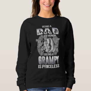 Sudadera Ser Papá Es Un Honor Ser Gramoso Es Inpreciable
