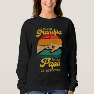 Sudadera Ser Papá Es Un Honor Ser Papa Es Una Fata Sin Prec