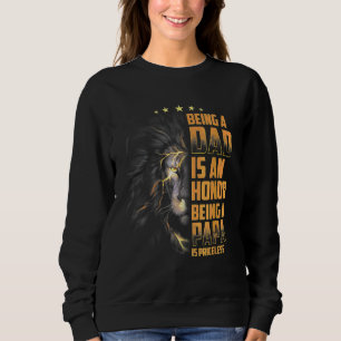 Sudadera Ser Papá Es Un Honor Ser Papa No Tiene Precio