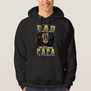 Sudadera Ser Papá Es Un Honor Ser Papa No Tiene Precio