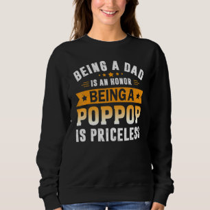 Sudadera Ser Papá Es Un Honor Ser Poppop Es Priceles