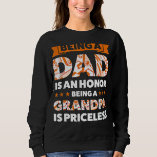 Sudadera Ser Papá Es Un Honor Ser Una Familia Abuela