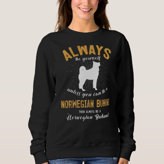 Sudadera Ser un Buhund noruego (Anverso)