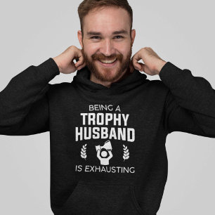Sudadera Ser un marido trofeo es agotador
