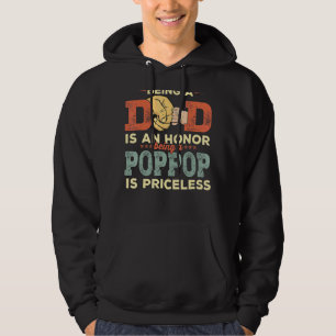 Sudadera Ser Un Padre Es Un Honor, Un Papa Es Una Fata Sin 