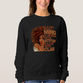 Sudadera Ser Una Chica Con Una Mujer Mental Con Una Dama De