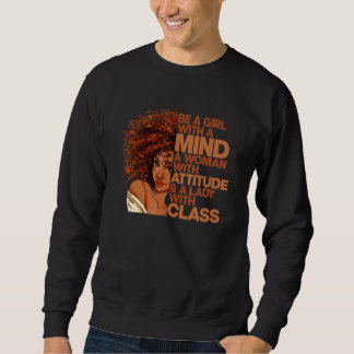 Sudadera Ser Una Chica Con Una Mujer Mental Con Una Dama De
