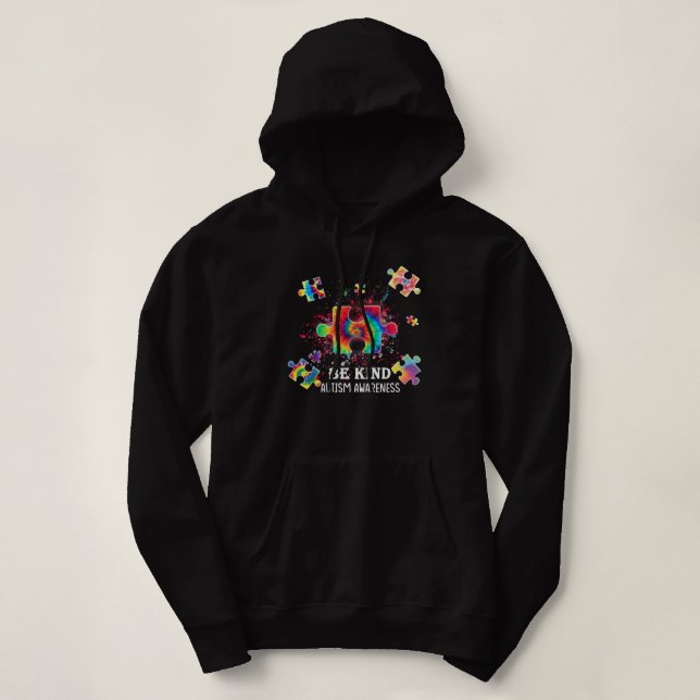 Sudadera ser una conciencia de autismo amable (Diseño del anverso)