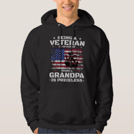 Sudadera Ser Veterano Es Un Honor Ser Abuelo Es