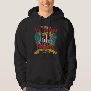 Sudadera Ser Veterano Es Un Honor Ser Papa Es Pricel