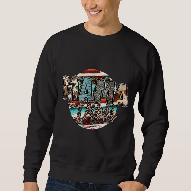 Sudadera Serape Mama Vibe (Anverso)
