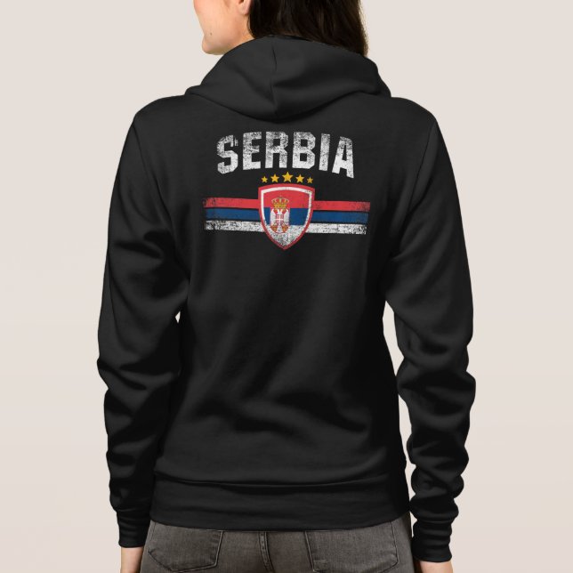 Sudadera Serbia (Reverso)