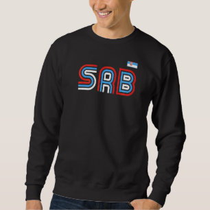 Sudadera Serbia Bandera Retro País Internacional Serbia Pr