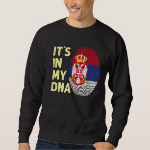 Sudadera Serbia En Mi Adn Equipo De Bandera Serbia Serbio O