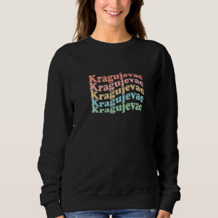 Sudadera Serbia Hippie Ciudad Vintage 70's - Retro Kragujev