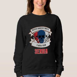 Sudadera Serbia Nunca Subestimes