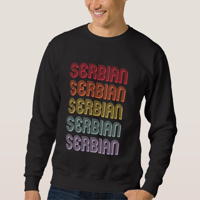 Sudadera serbio (Anverso)
