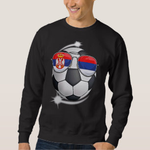 Sudadera Serbios de los hinchas del fútbol de Serbia