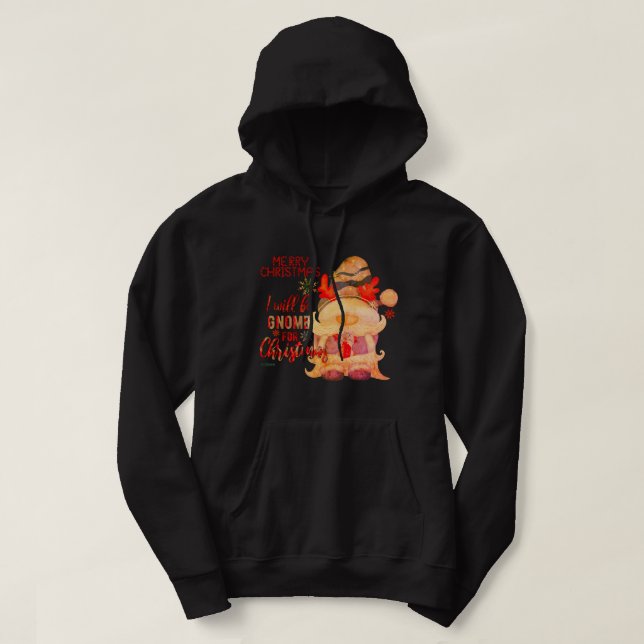 Sudadera SERÉ BUENO PARA NAVIDADES navidades graciosos (Diseño del anverso)
