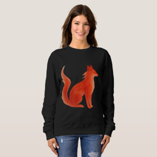 Sudadera Serene Watercolor Fox Ilustracion