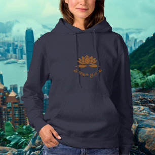 Sudadera Serenidad - Diseño de Flor de Cobre Lotus