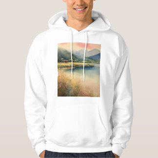 Sudadera "Serenidad en la calma: acuarela de Zen Buddha