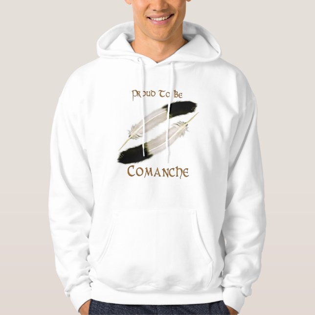 Sudadera Serie Nativa Americana 'ORGULLOSA DE SER COMANCHAD (Anverso)