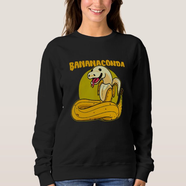 Sudadera Serpiente Bananaconda Con Pajamas De Banana Anacon (Anverso)