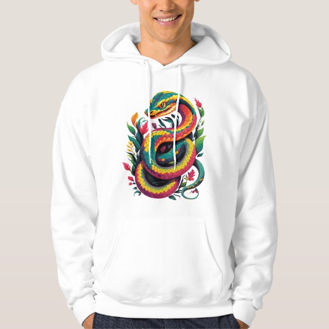 Sudadera Serpiente colorida (Anverso)