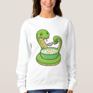 Sudadera Serpiente comiendo con Muesli