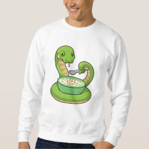 Sudadera Serpiente comiendo con Muesli