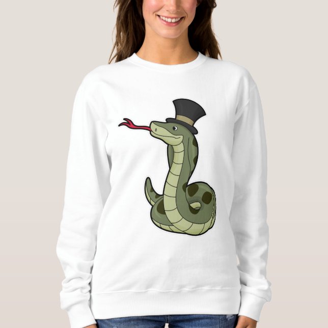 Sudadera Serpiente como caballero y Gorra (Anverso)