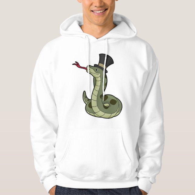 Sudadera Serpiente como caballero y Gorra (Anverso)