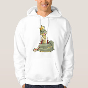 Sudadera Serpiente como rey con corona