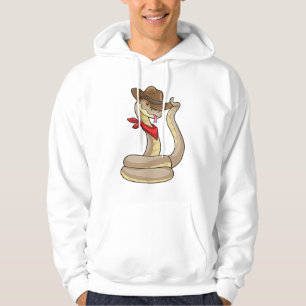 Sudadera Serpiente como vaquero con bufanda