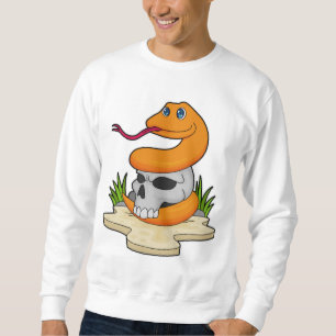 Sudadera Serpiente con cráneo