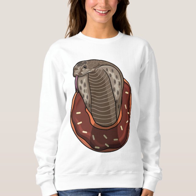Sudadera Serpiente con donut (Anverso)