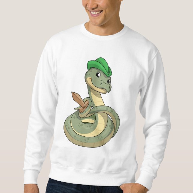 Sudadera Serpiente con espada (Anverso)