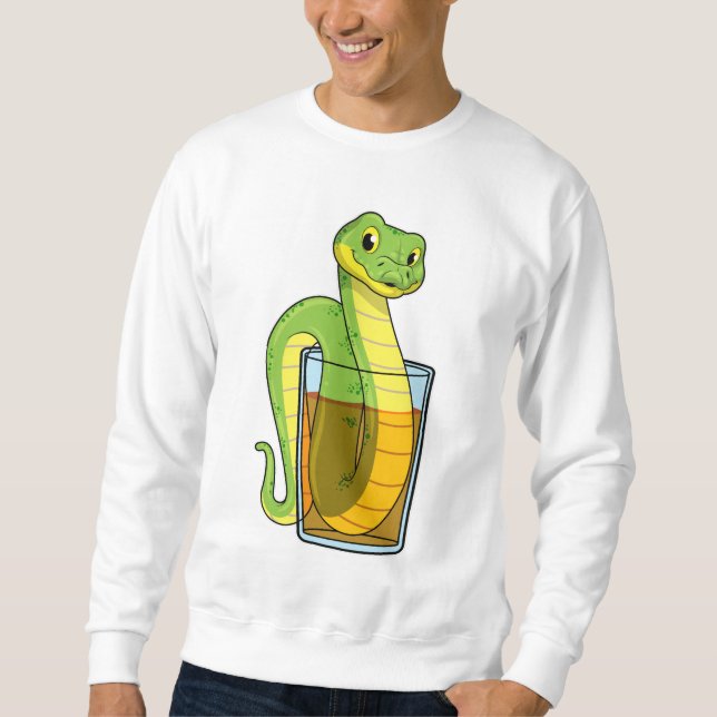 Sudadera Serpiente con jugo (Anverso)