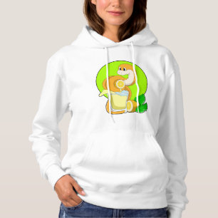 Sudadera Serpiente con jugo de limón