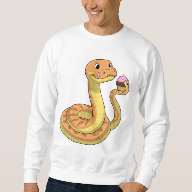 Sudadera Serpiente con Muffin (Anverso)