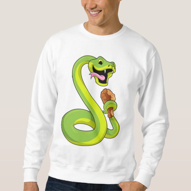 Sudadera Serpiente con pollo (Anverso)