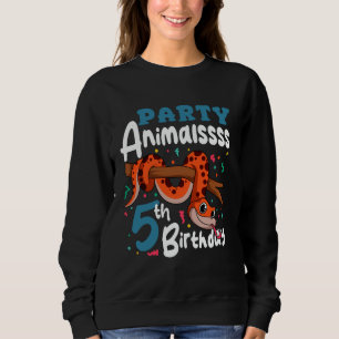 Sudadera Serpiente Cumpleaños 5 Animales Amante Reptiles Zo
