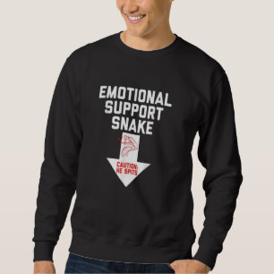Sudadera Serpiente de Apoyo Emocional - Precaución Escupe B