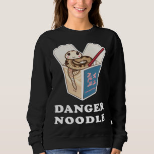 Sudadera Serpiente Fideo Peligro Niños Serpientes Meme Pitó