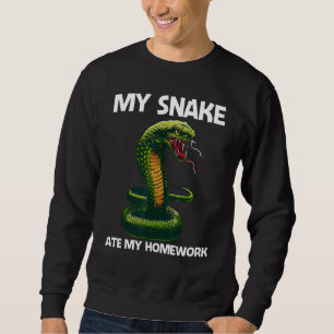 Sudadera Serpiente genial para niños chicos reptil animal s