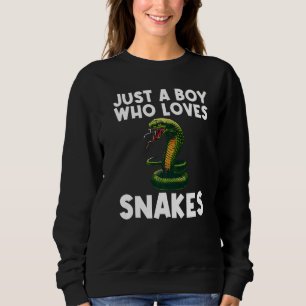 Sudadera Serpiente Guay Para Niños Reptiles Serpiente Anima