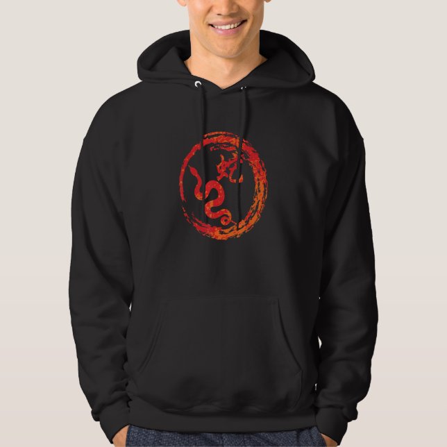 Sudadera Serpiente signo chino del zodíaco (Anverso)